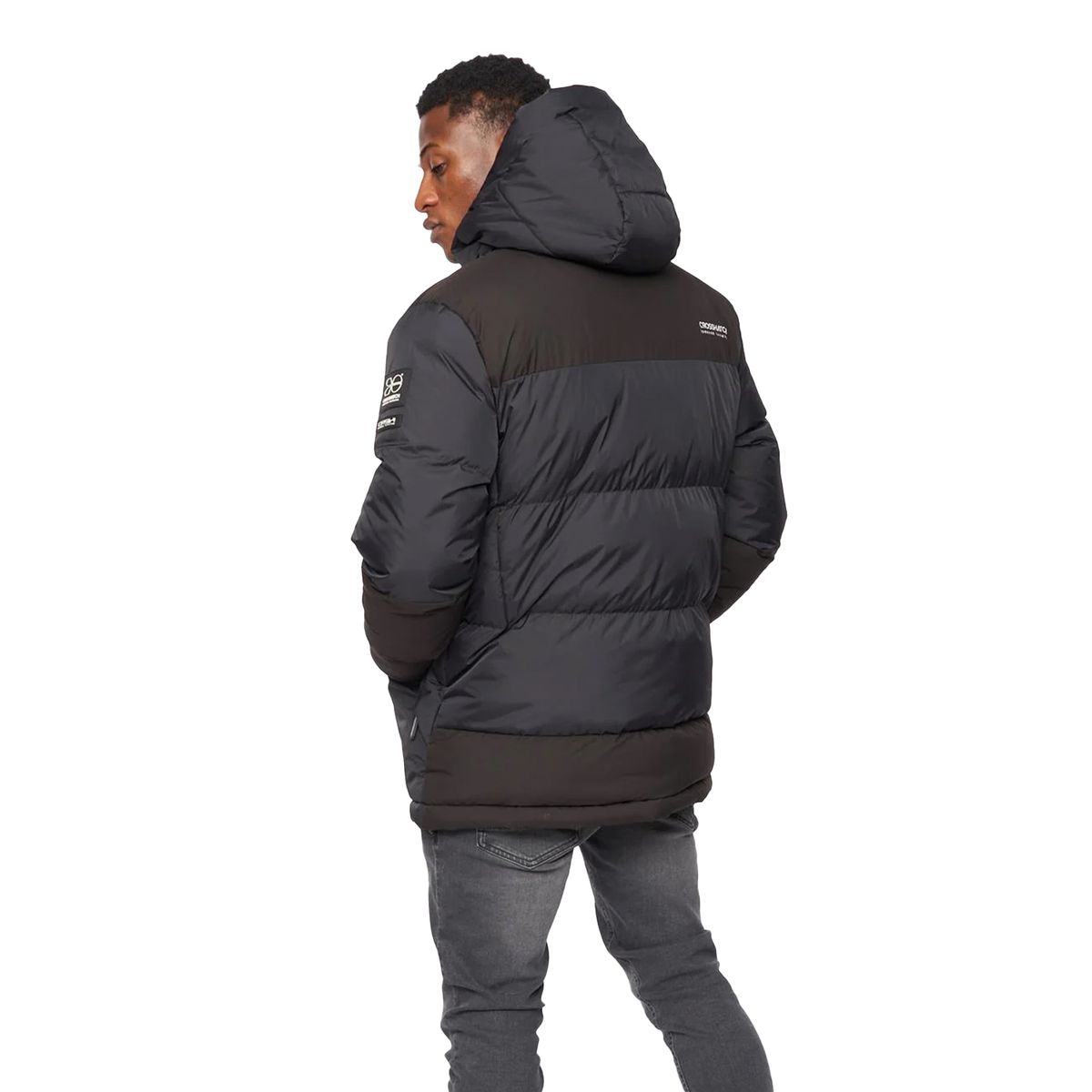 Gefütterter Winterparka mit Kapuze