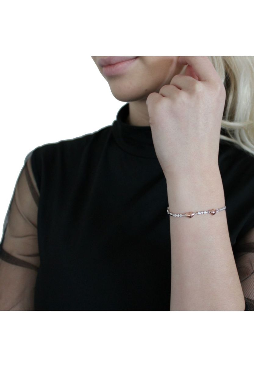 amor Damen Armband, 925er Silber, Silber