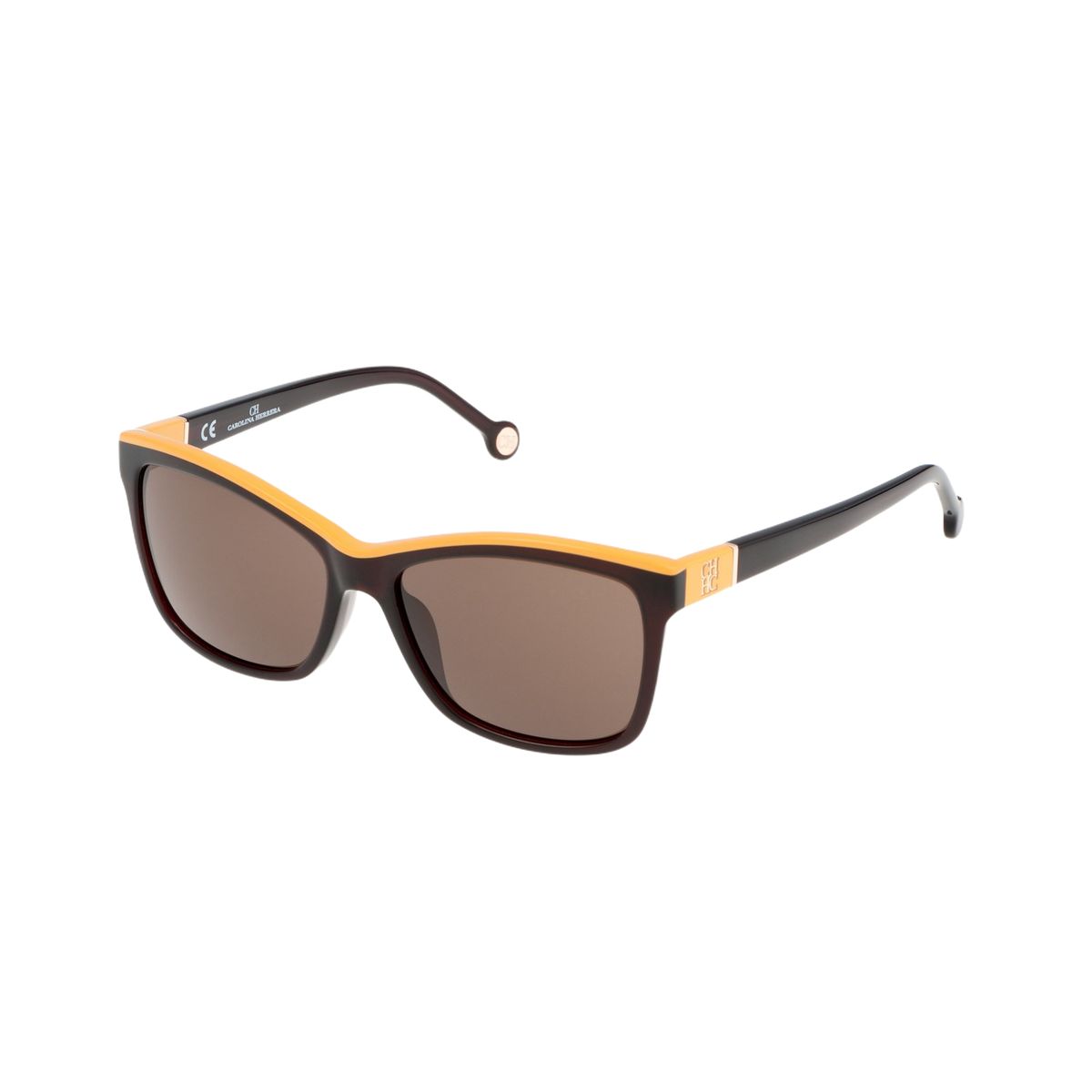 Moderne Rechteckige Sonnenbrille mit Acetatrahmen