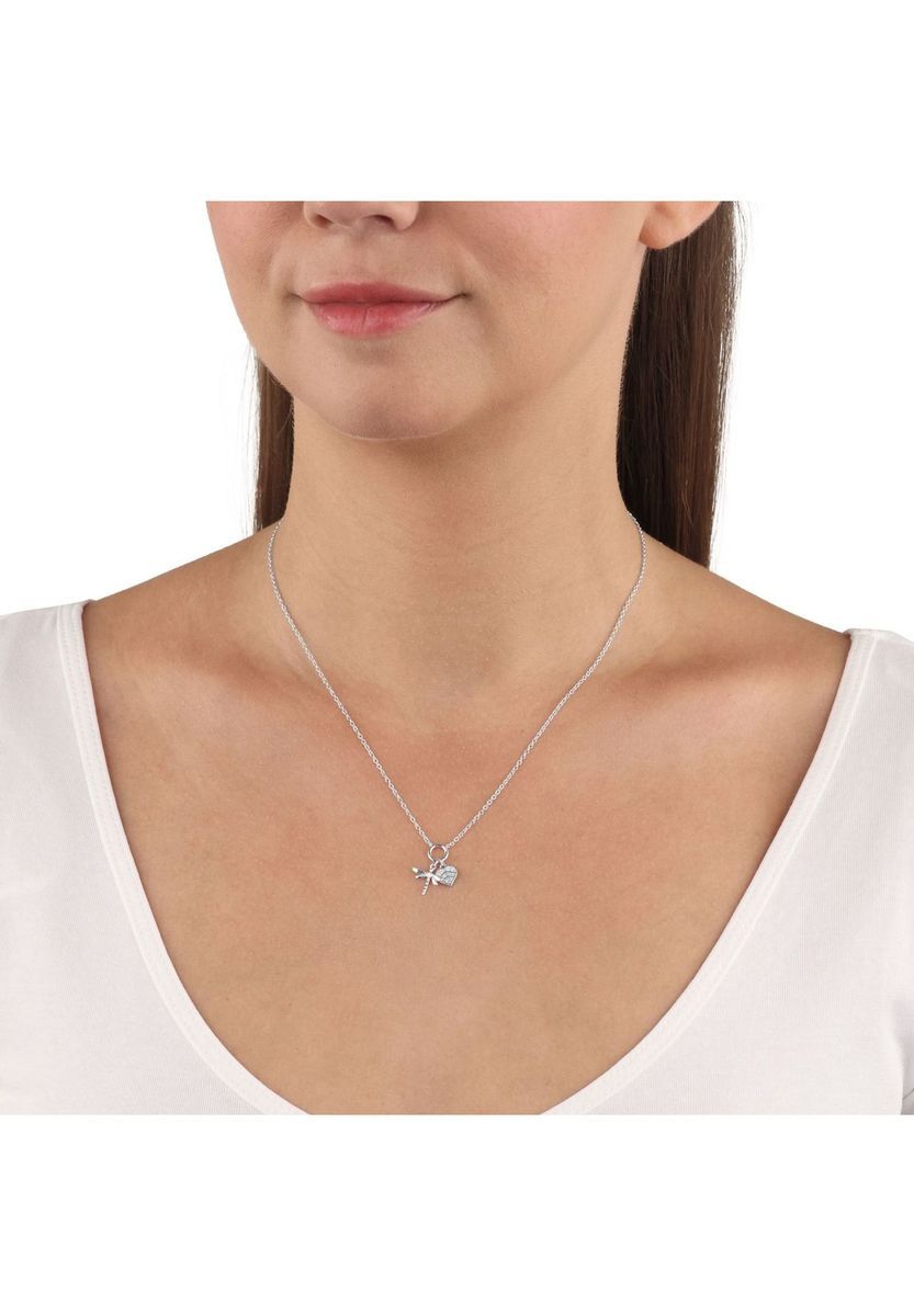 amor Damen Kette mit Anhänger "2031773", 925er Silber, silber