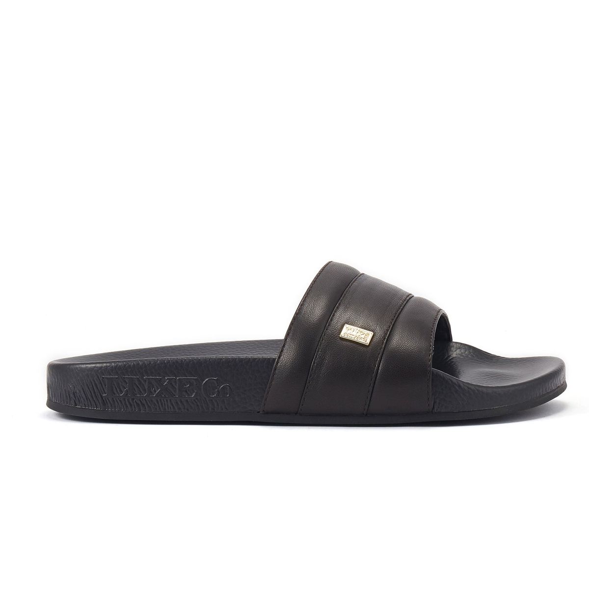 Luxus Leder Pantolette mit Polsterung