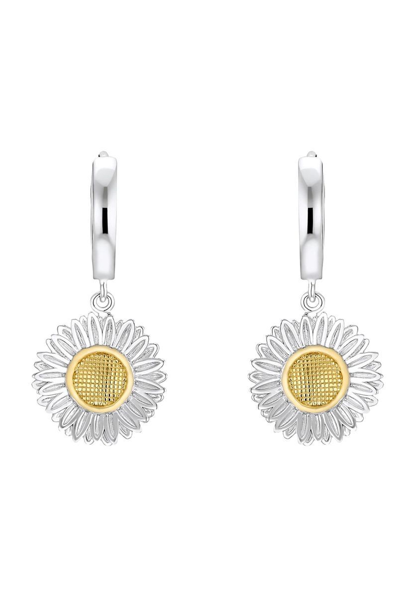 amor Damen Creolen "2031814", 925er Silber, BICOLOR