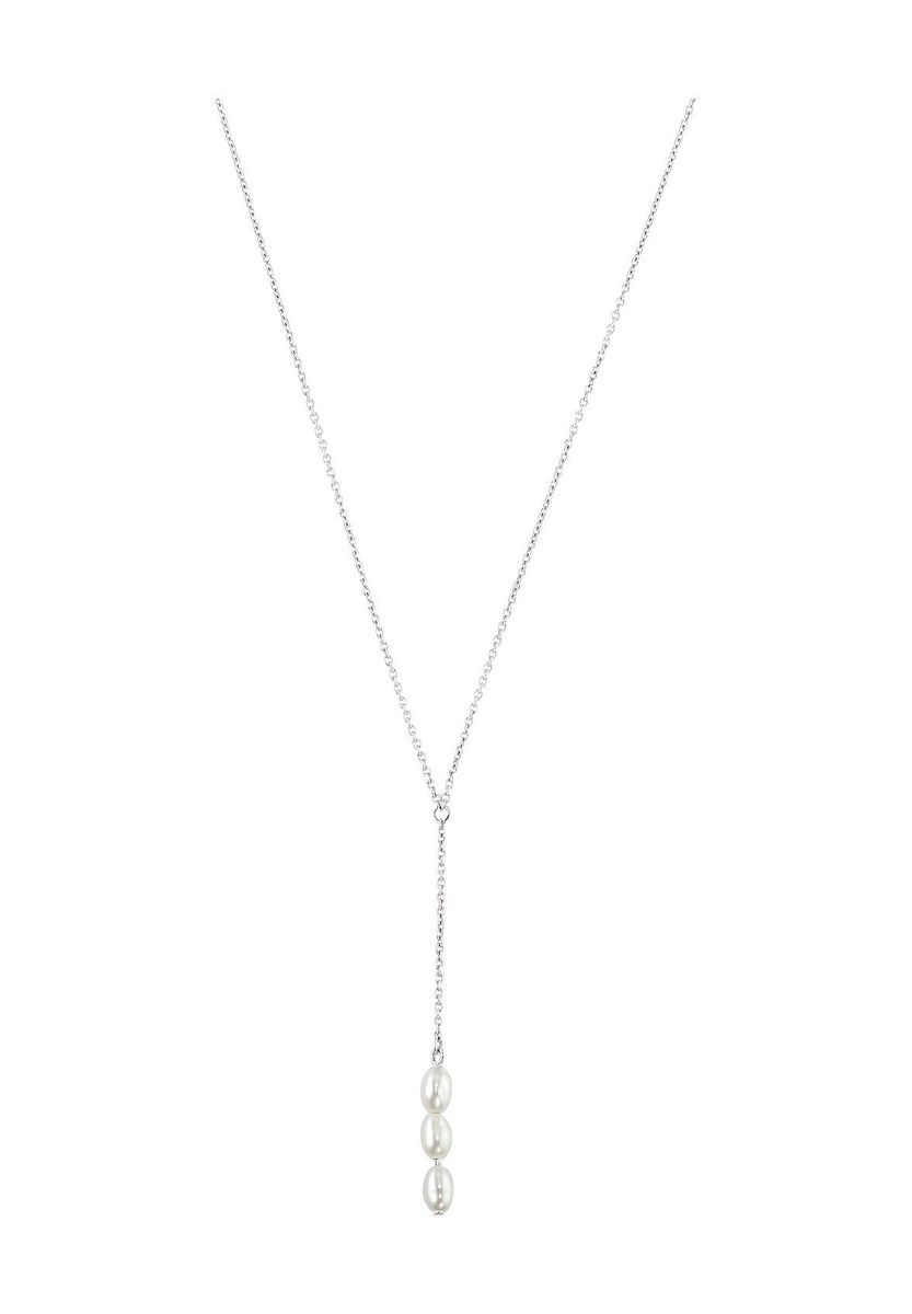 amor Damen Kette mit Anhänger "2034093", 925er Silber Süßwasserzuchtperlen,