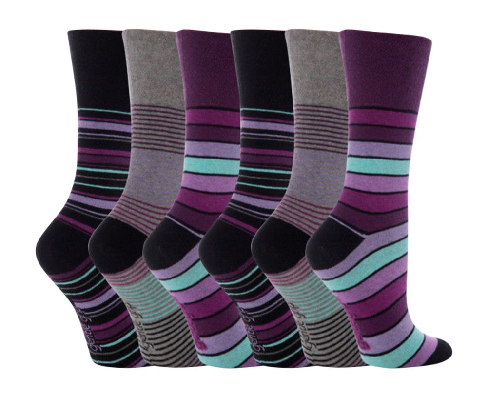 Gentle Grip - 6 Paar Damen Gentle Grip nicht elastische Socken - GG10