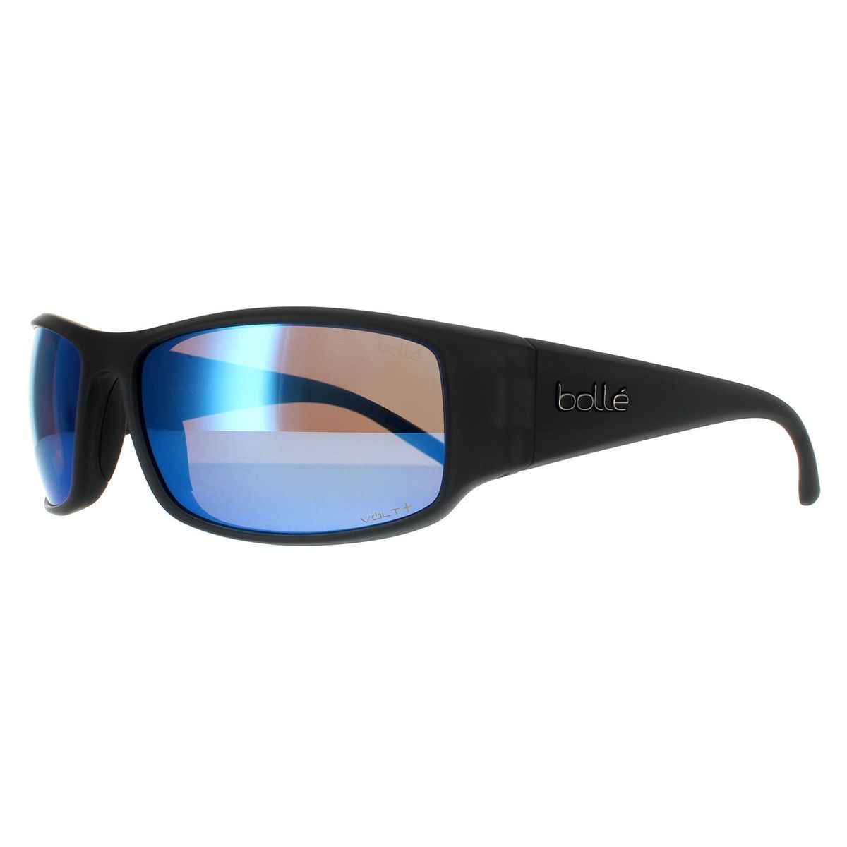 Polarisierte Sport-Sonnenbrille im Wrap-around-Stil