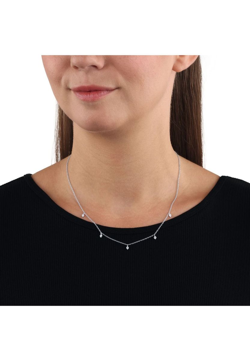 amor Damen Kette mit Anhänger "2034785", 925er Silber, SILBER
