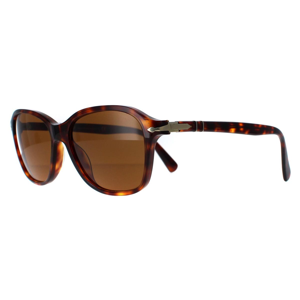 Elegante quadratische Sonnenbrille in Schildpatt-Optik