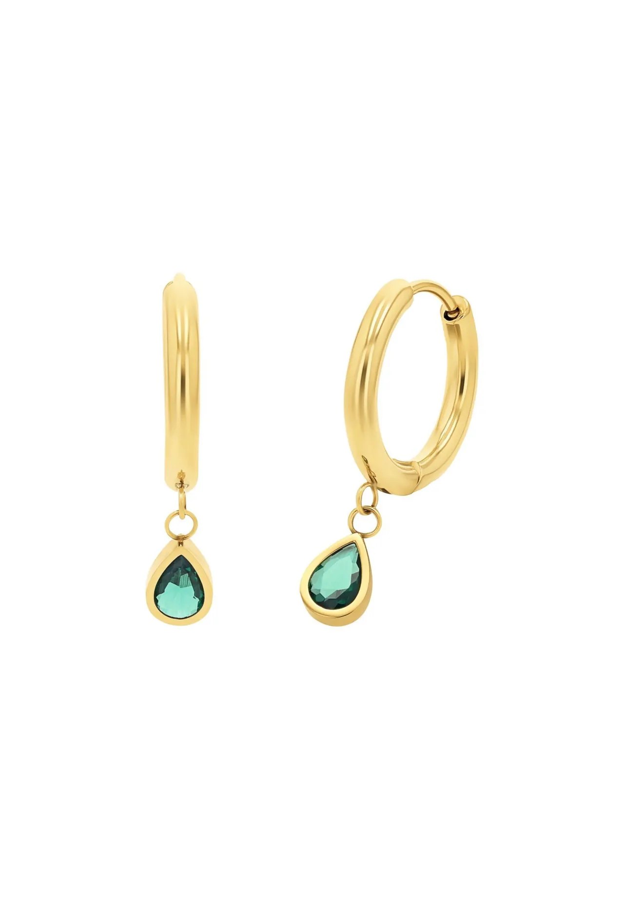 amor Damen Creolen, Edelstahl, GOLD, 99