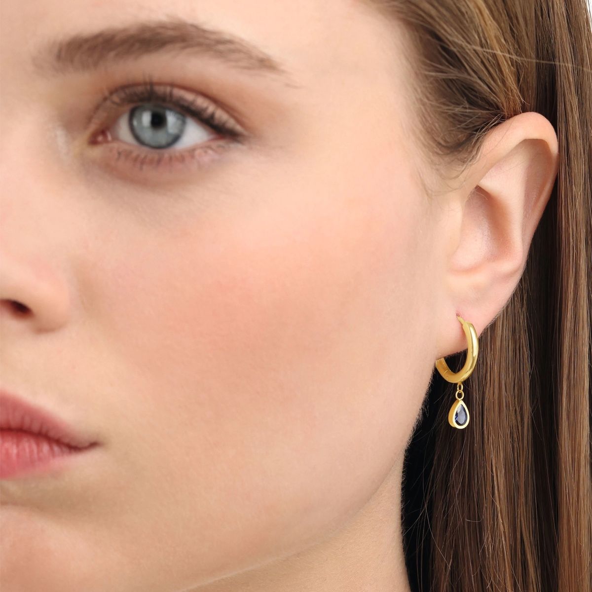 amor Damen Creolen, Edelstahl, GOLD, 99