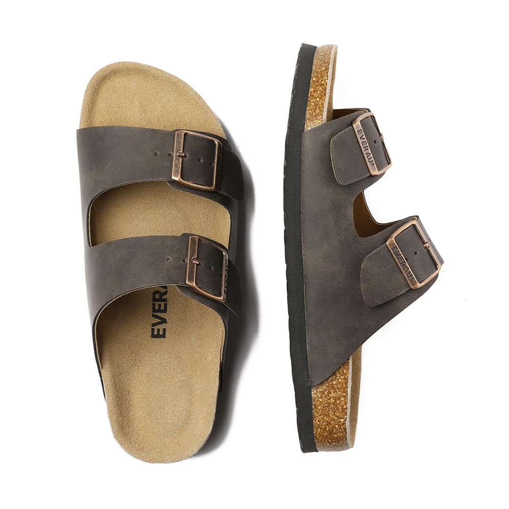 Leder-Sandalen mit Doppelten Riemen