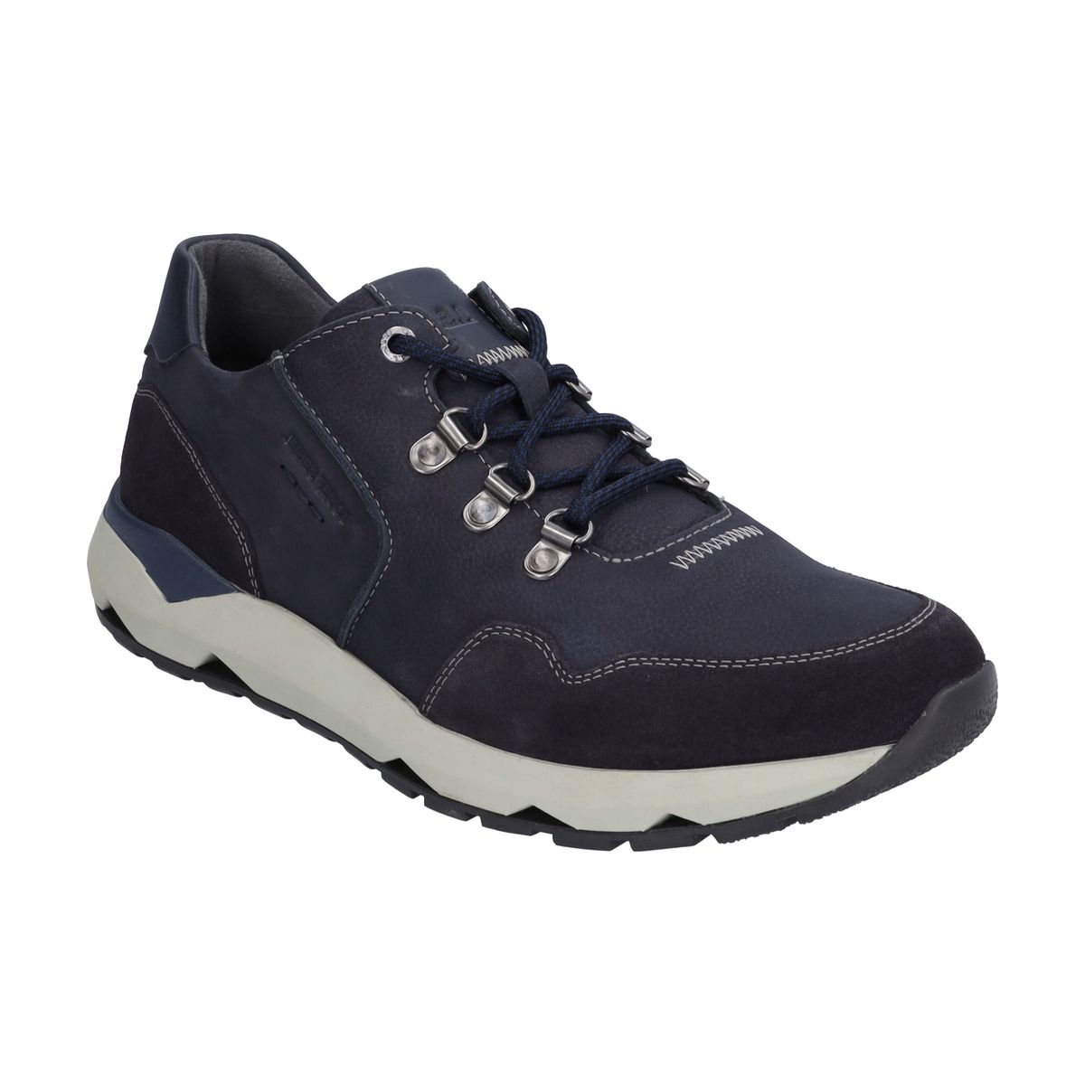 Leder-Freizeitsneaker, Schnürverschluss