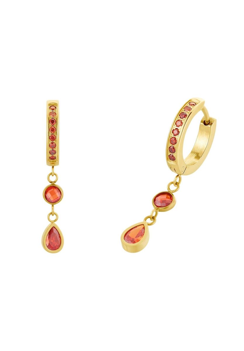 amor Damen Creolen, Edelstahl, GOLD, 99