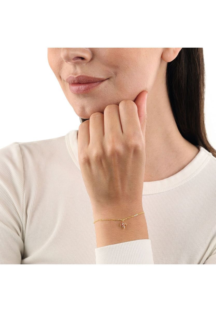 amor Damen Armband, 925er Silber, GOLD