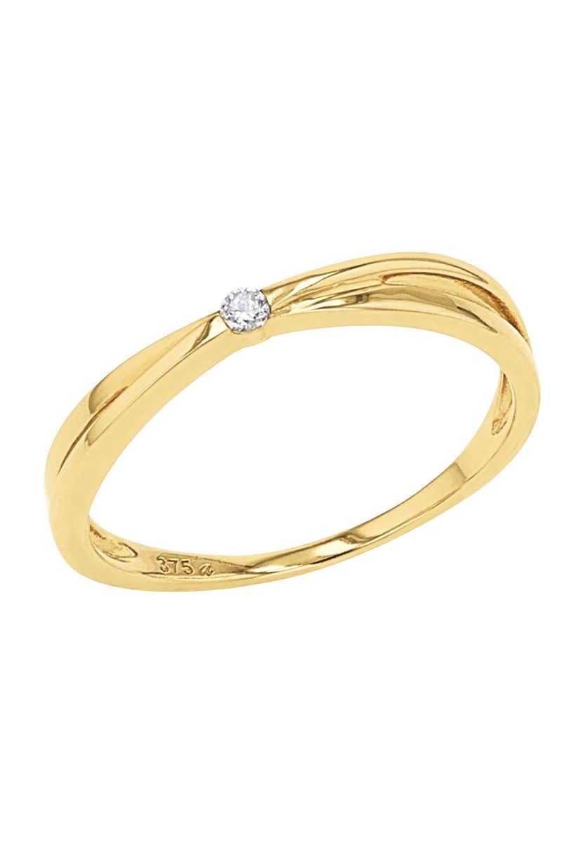 amor Damen Ring, 375er Gelbgold, GOLD
