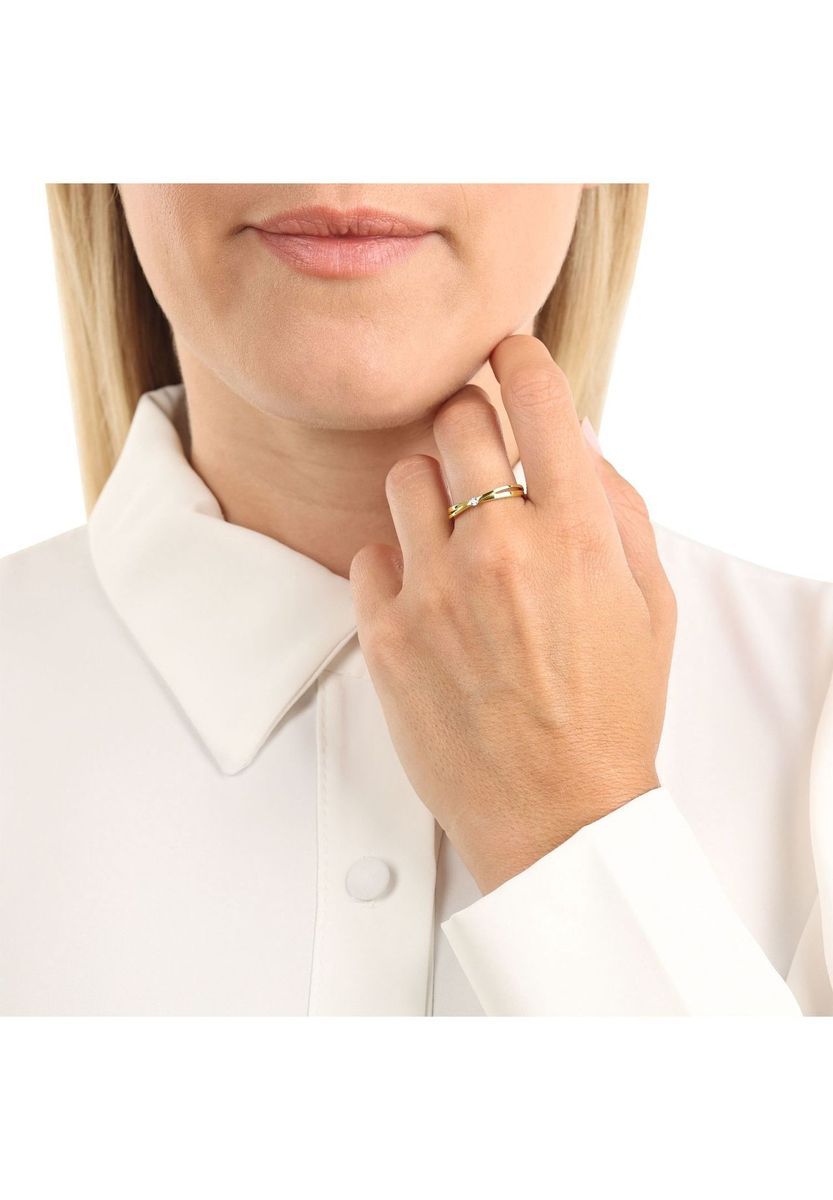 amor Damen Ring, 375er Gelbgold, GOLD