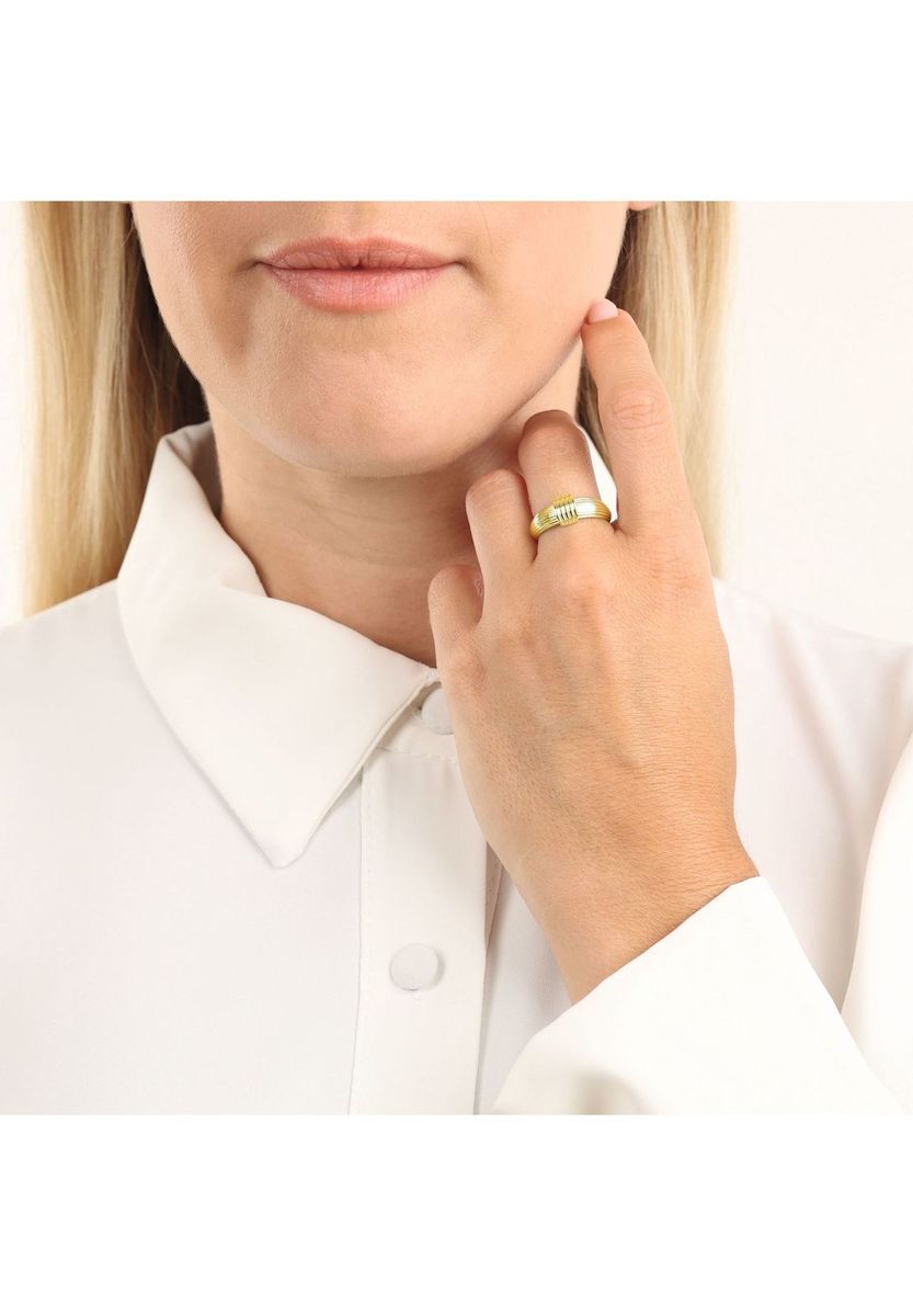 amor Damen Ring, 375er Gelbgold, GOLD, 52