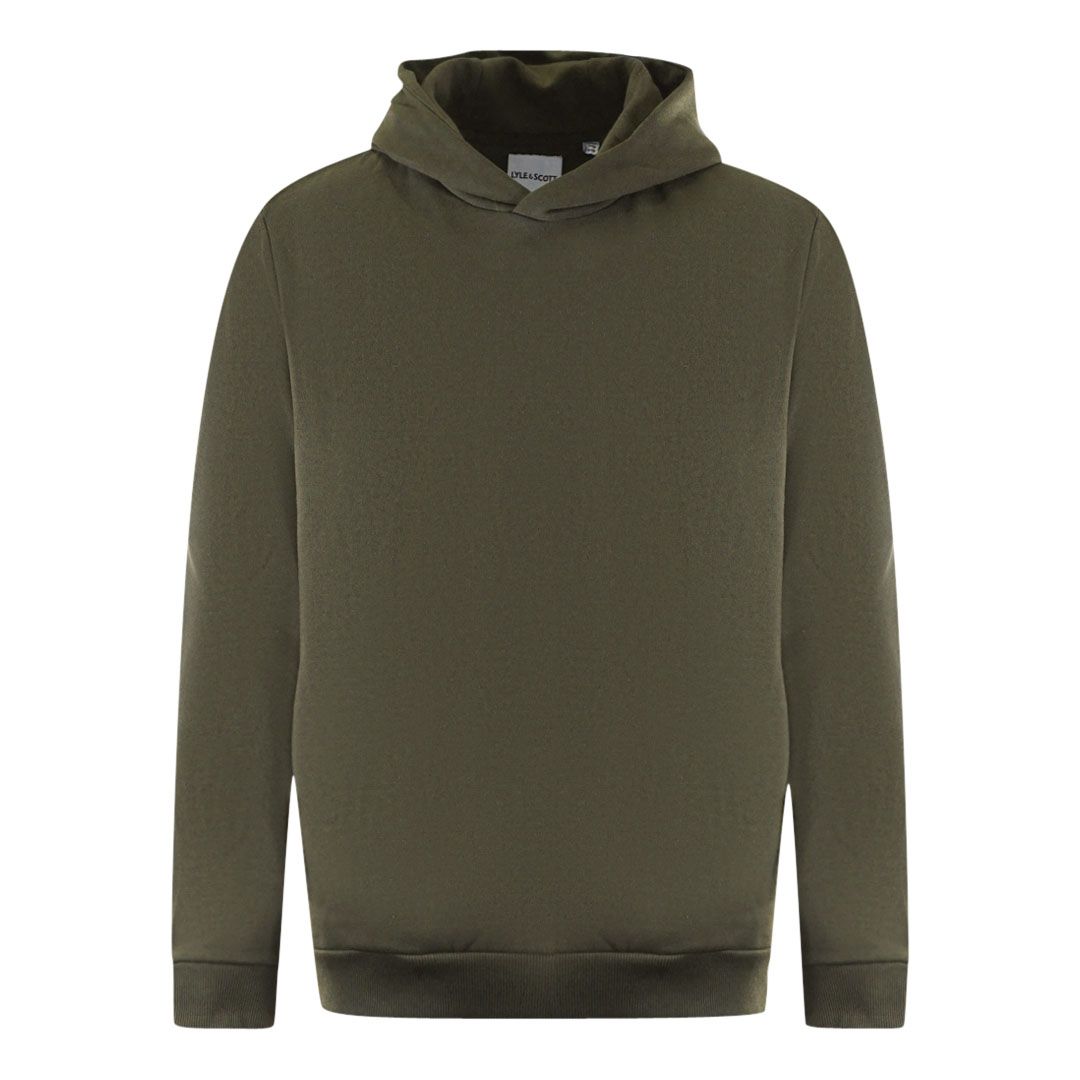 Klassischer Kapuzenpullover in Grün