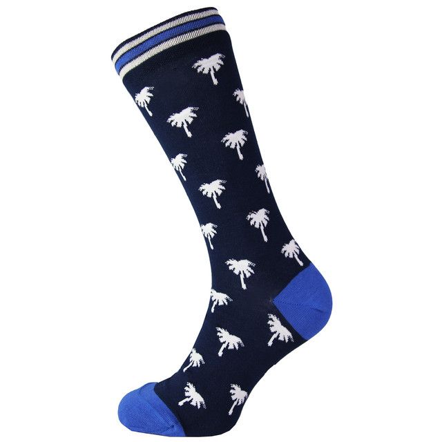 Socken mit Palmenmuster