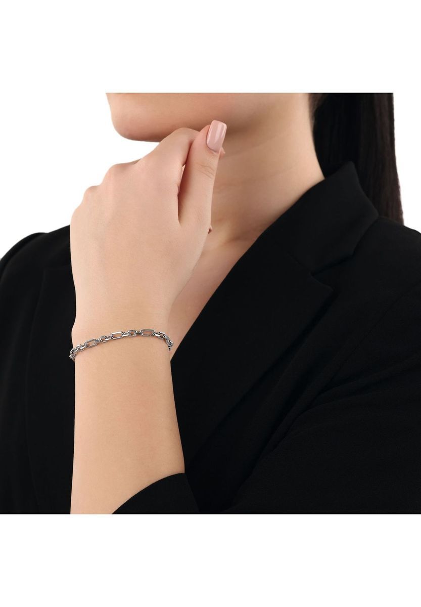 amor Damen Charmarmband, 925er Silber, SILBER