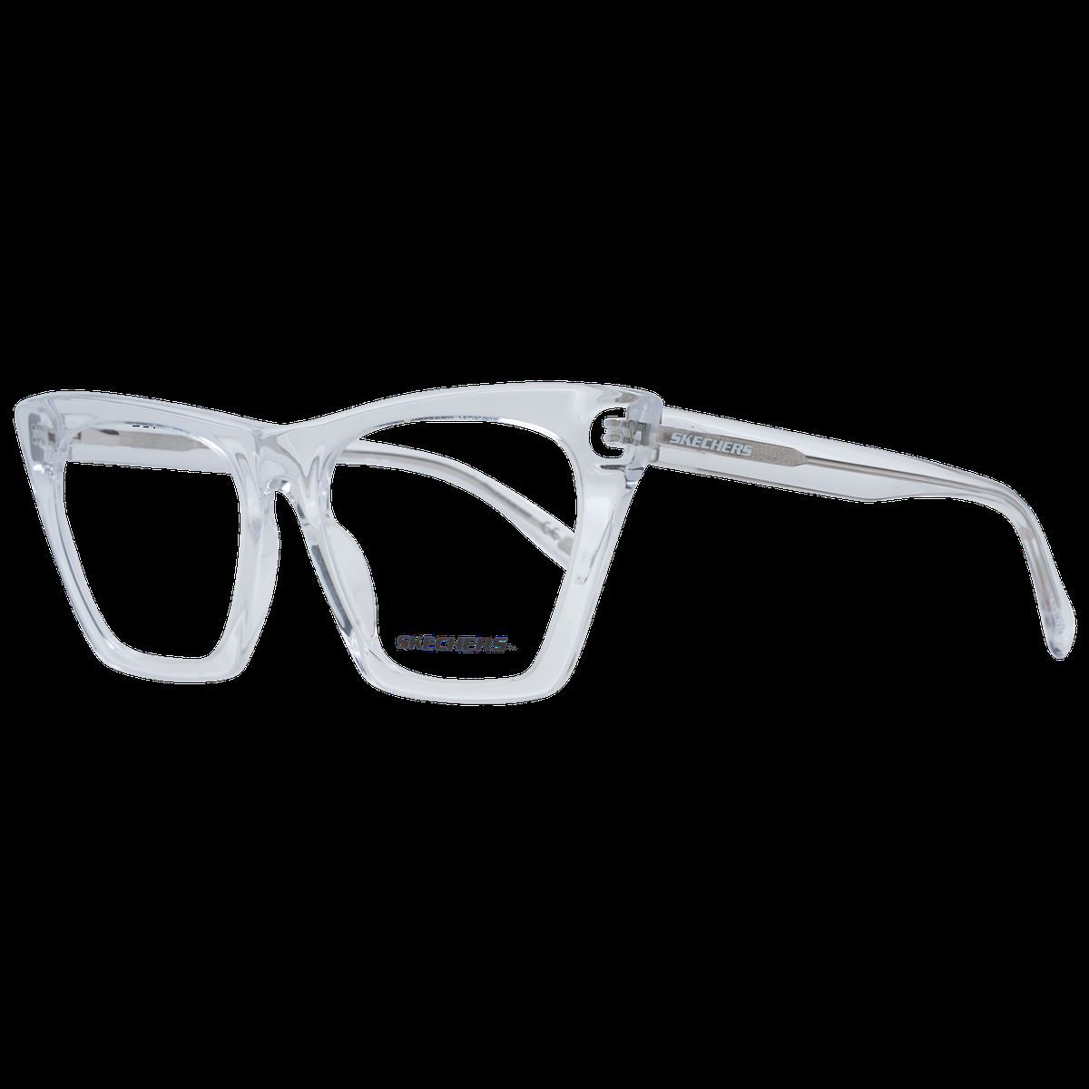 Transparente Cat-Eye Brille mit Vollrand
