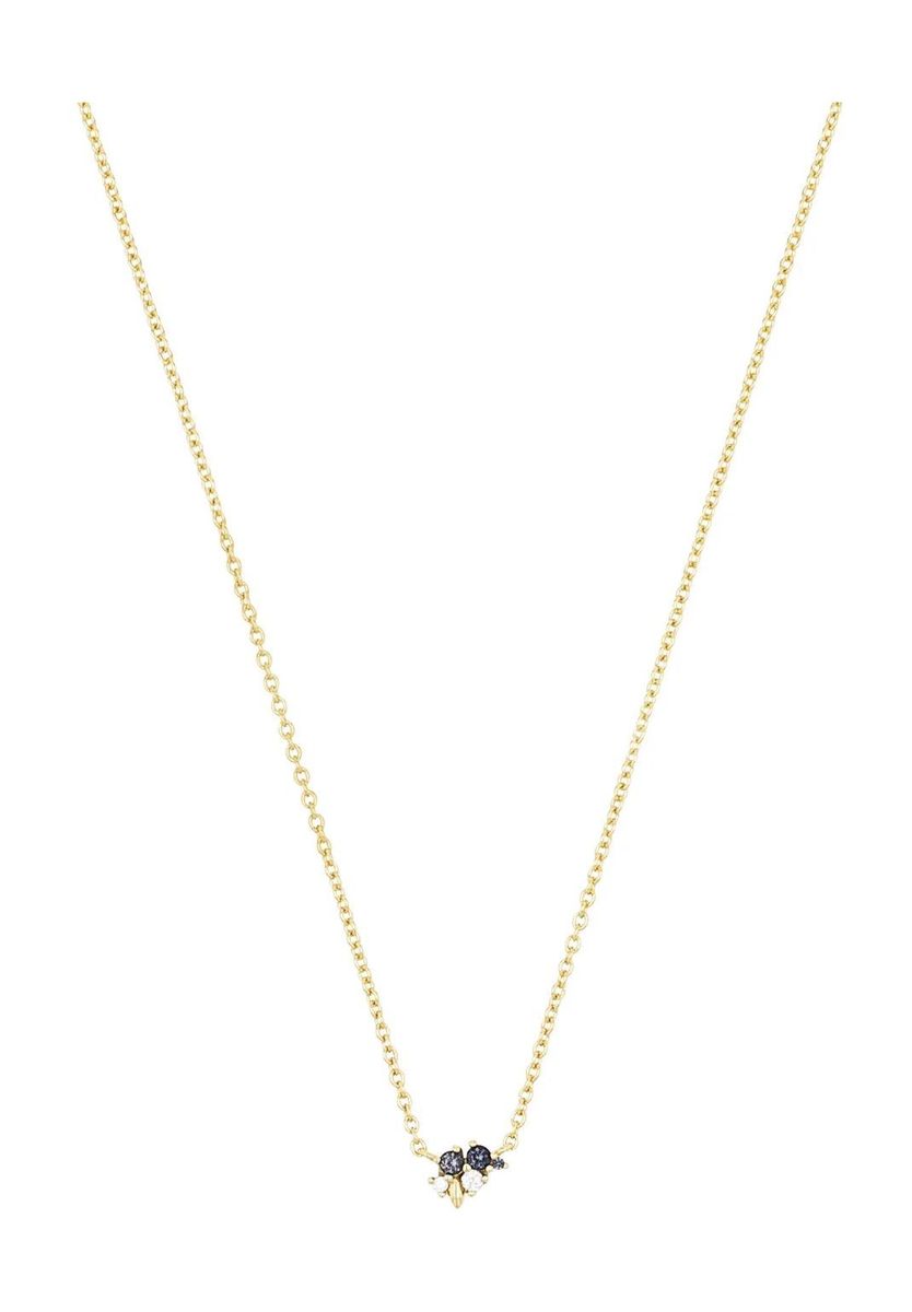 amor Damen Kette mit Anhänger, 925er Silber, GOLD