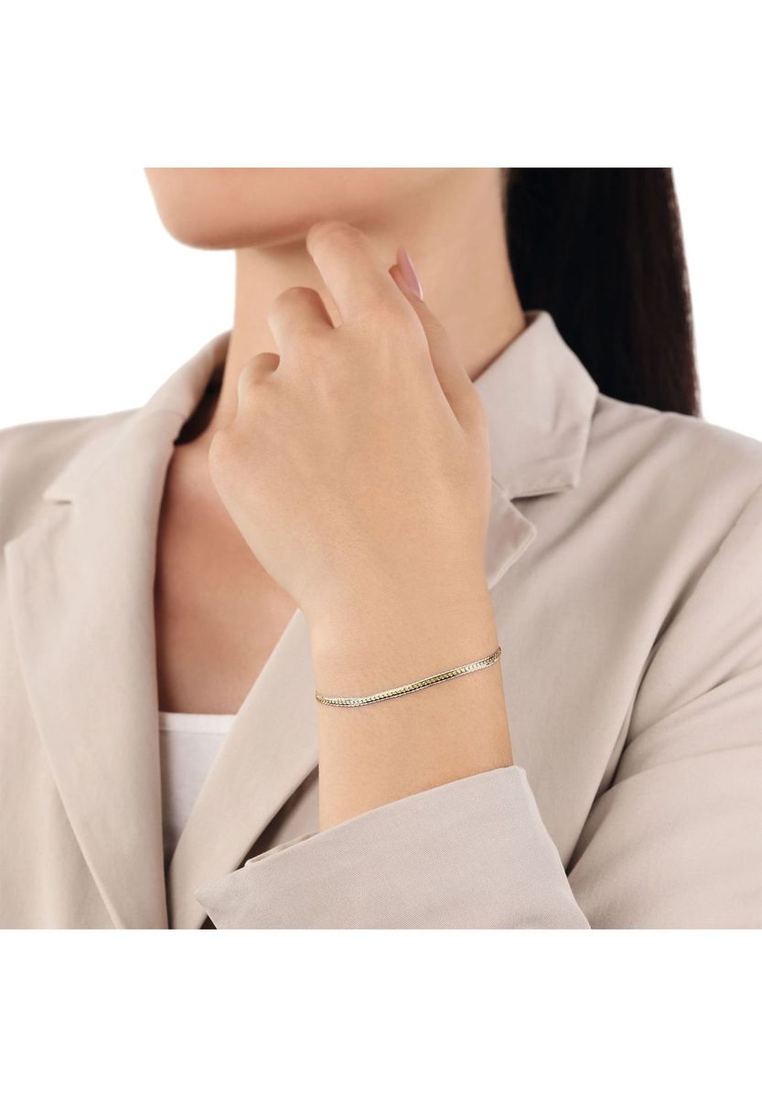 amor Damen Armband, 925er Silber, BICOLOR