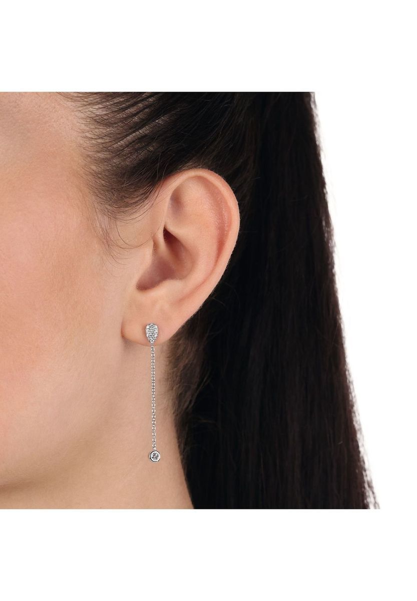 amor Damen Ohrhänger, 925er Silber, SILBER, 99