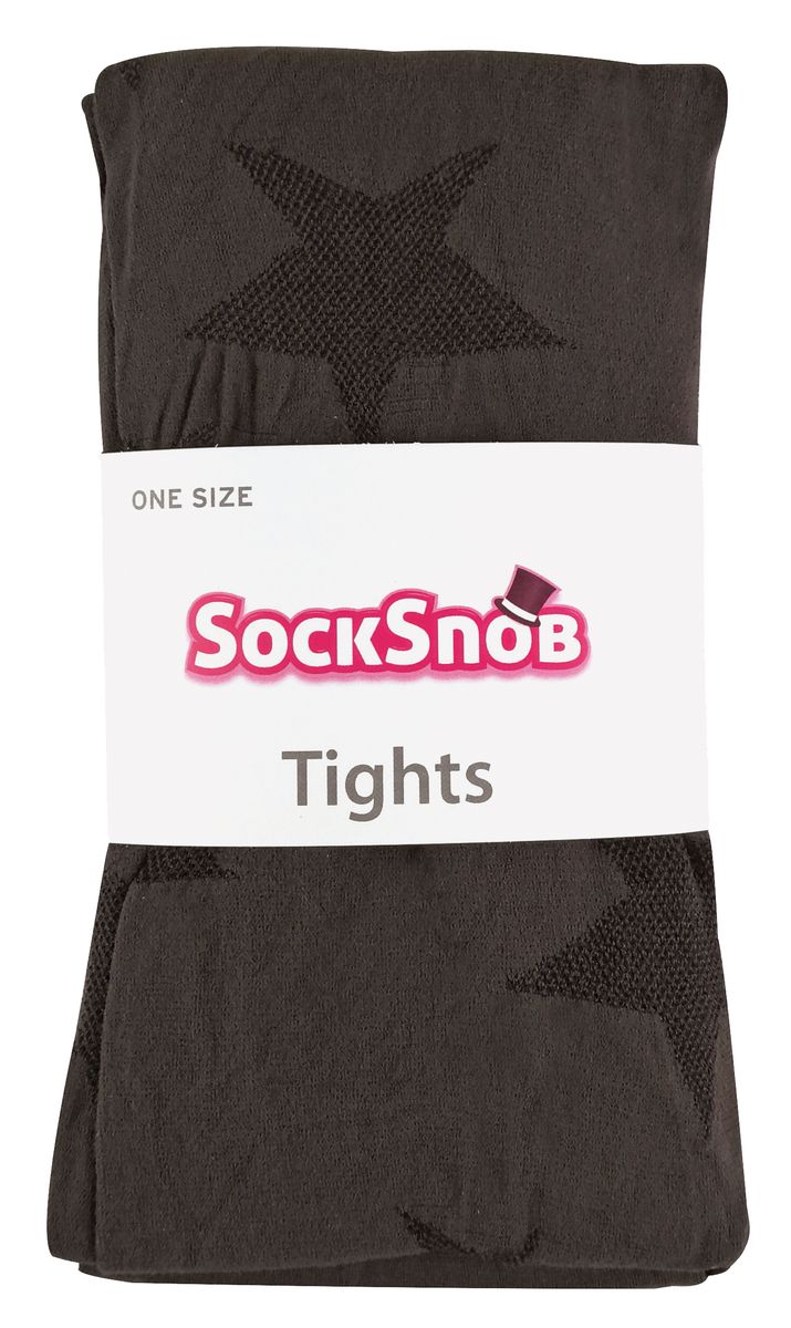 Blickdichte Strumpfhose mit Sternenmuster