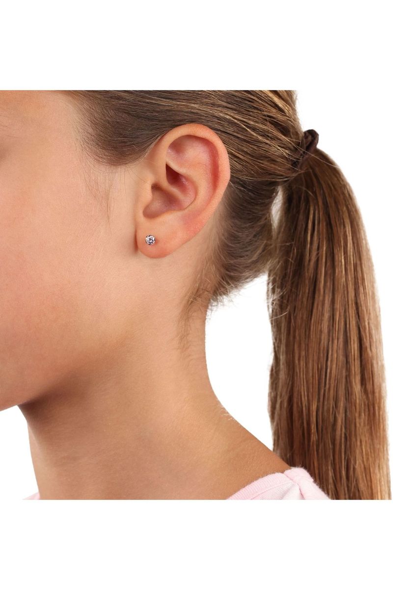 Funkelnde Kristallkugel Ohrstecker