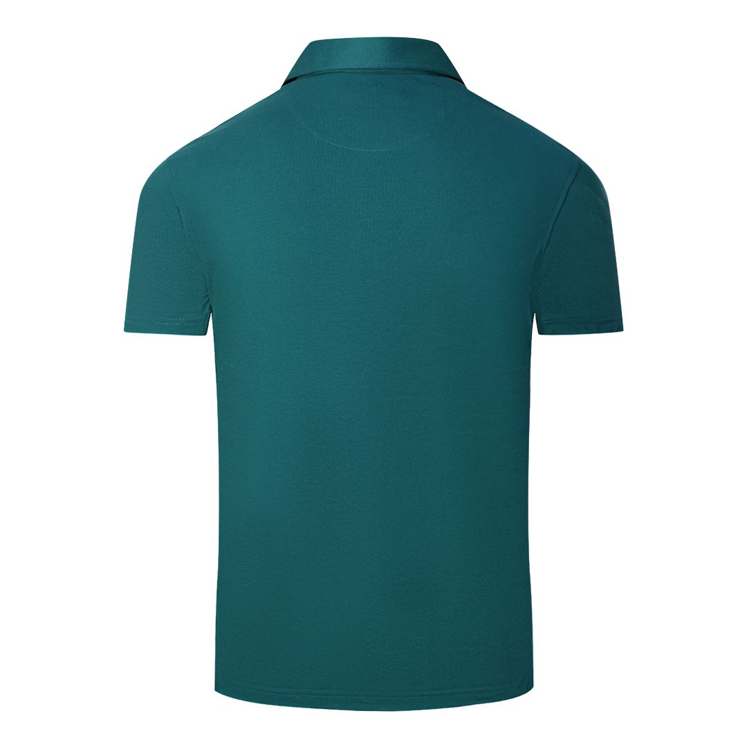 Polo-Shirt mit Logo-Stickerei und Stretch