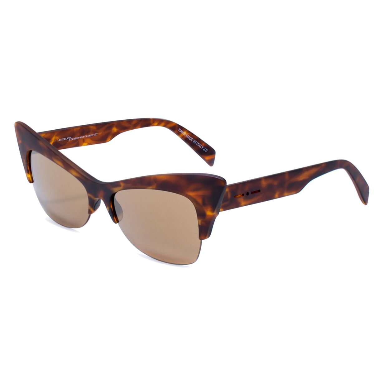 Cat-Eye Sonnenbrille aus Schildpatt-Acetat