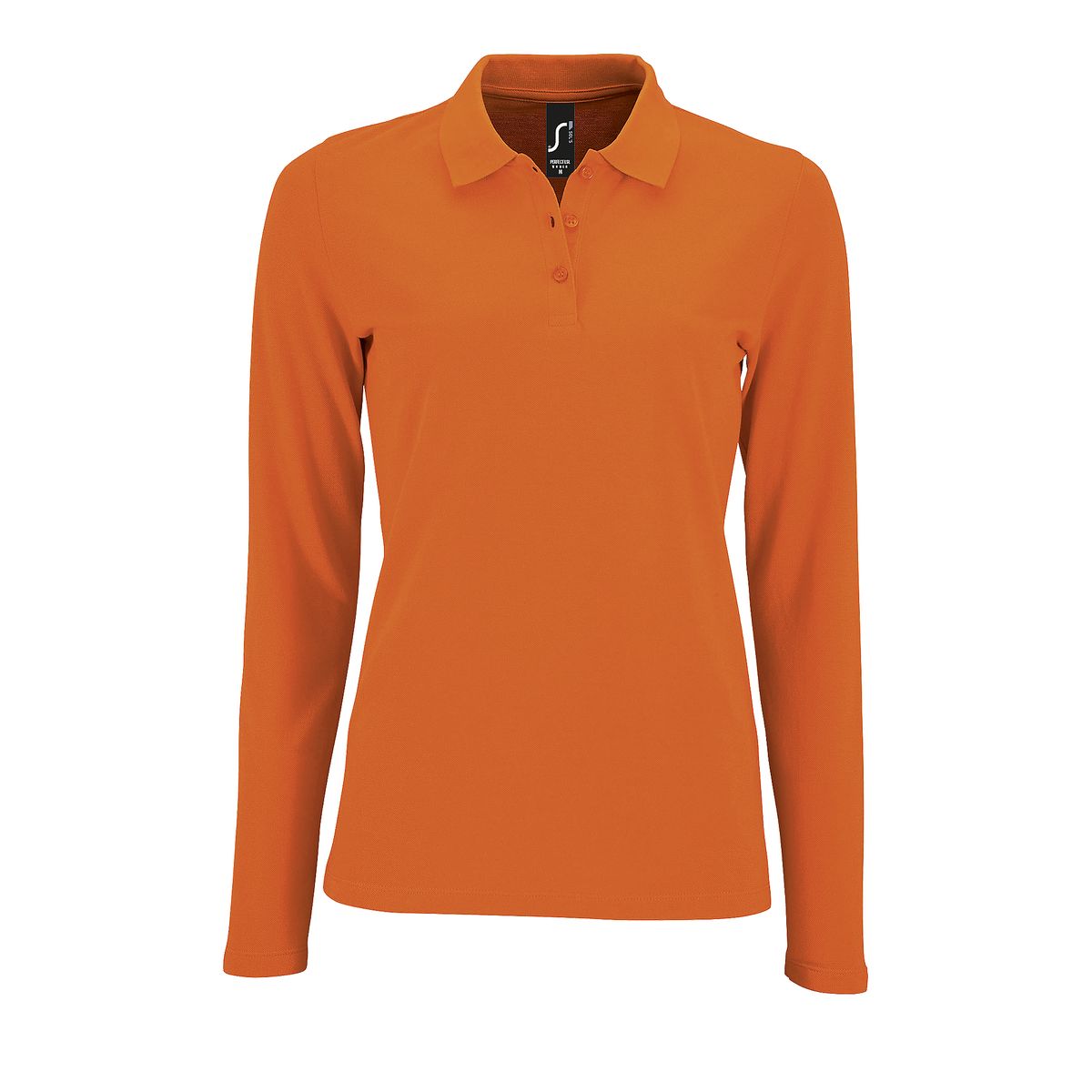 SOLS Womens/Ladies Perfect Langarm-Pique-Poloshirt (Orange)