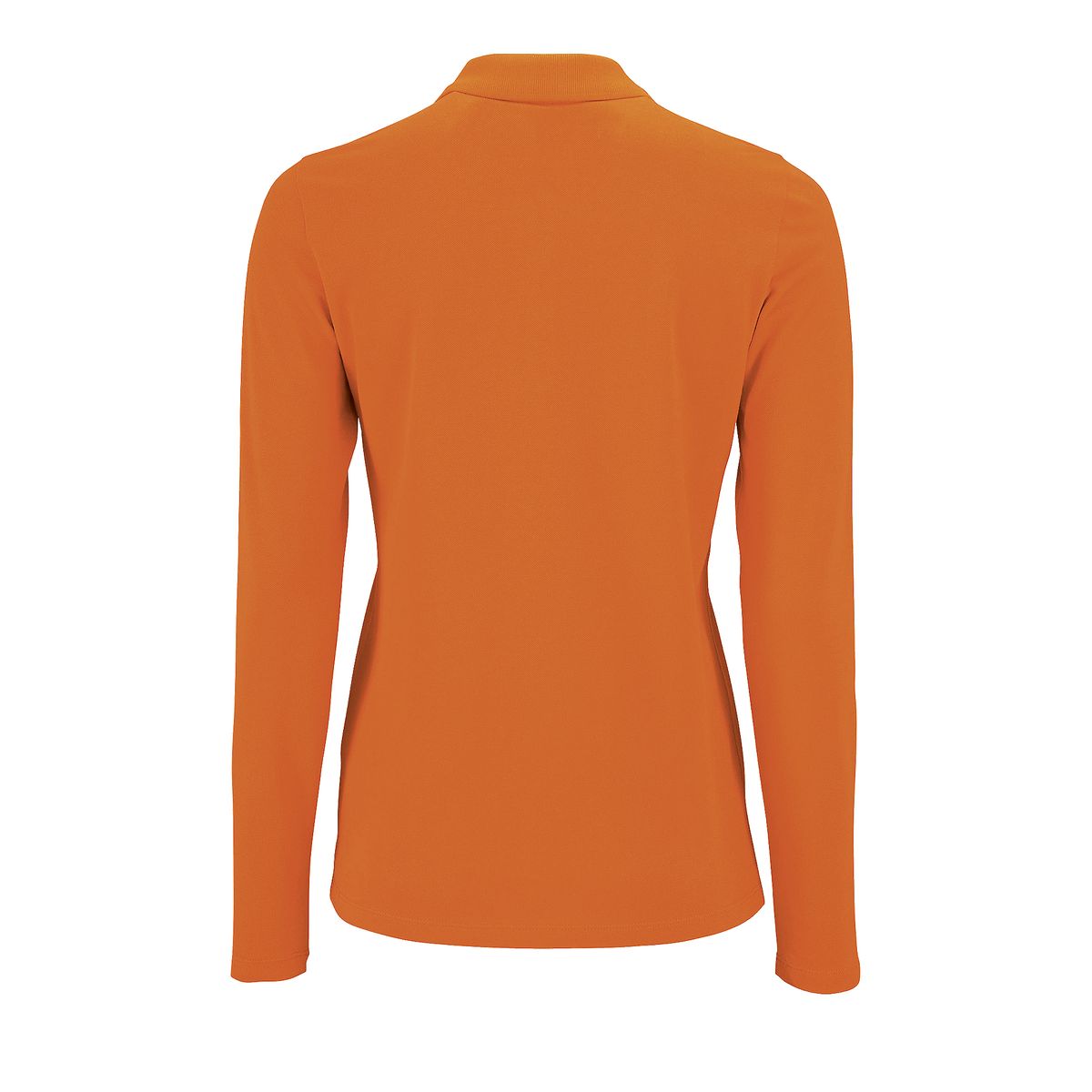 Klassisches Langarm-Piqué-Poloshirt