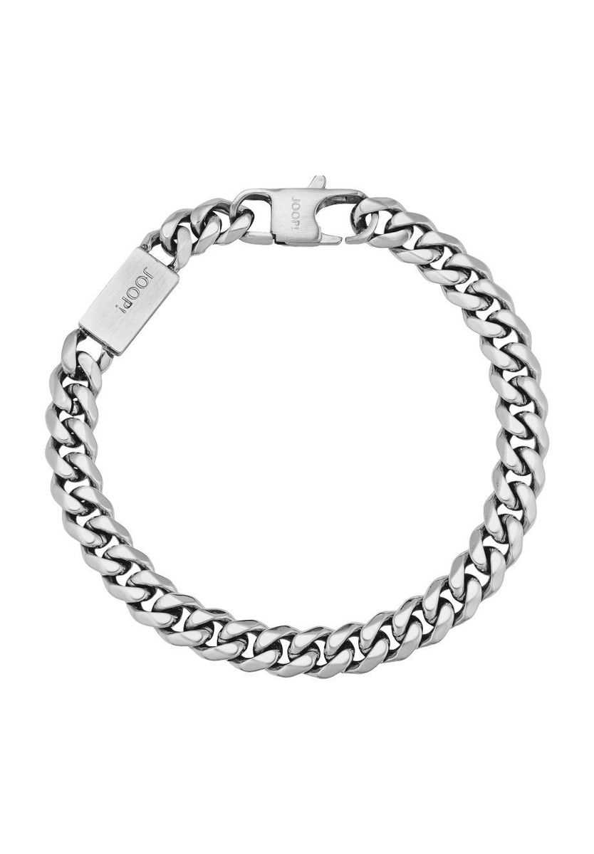 JOOP! Herren Armband, Edelstahl, silber
