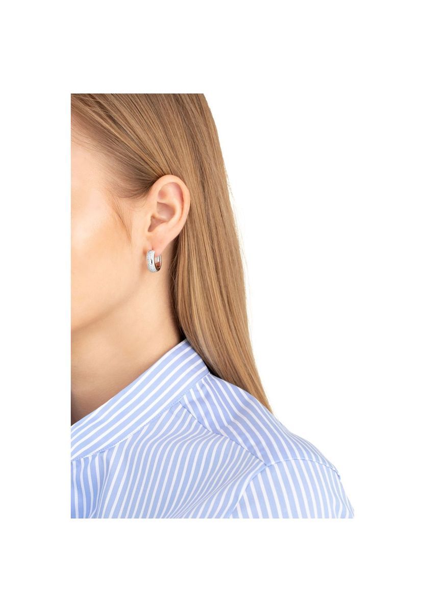 JOOP! Damen Creolen "P2027634", 925er Silber, silber