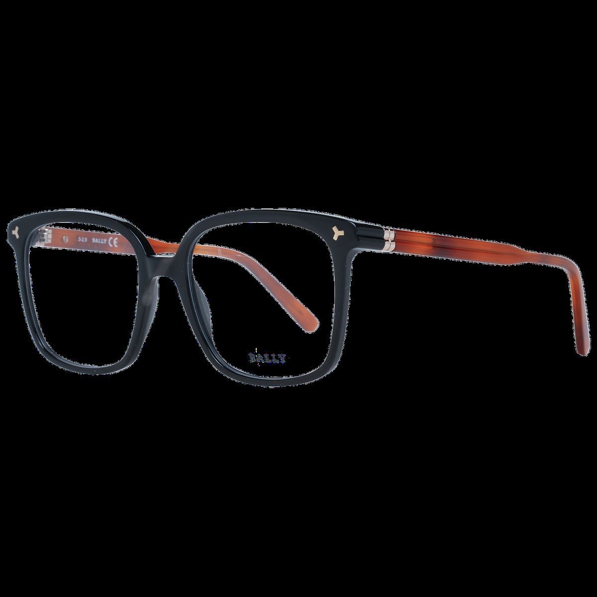 Quadratische Vollrandbrille in Schwarz