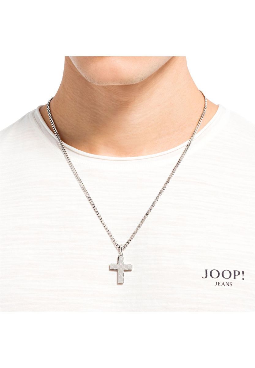 JOOP! Herren Kette mit Anhänger "2031030", Edelstahl, silber