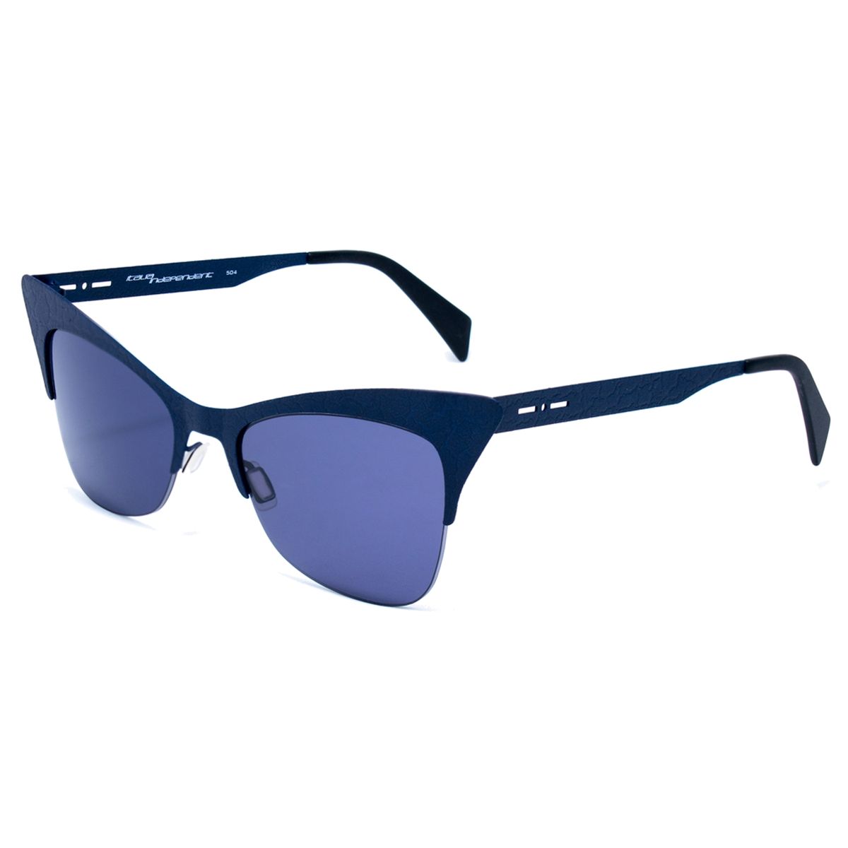 Cat-Eye Sonnenbrille mit Metallrahmen