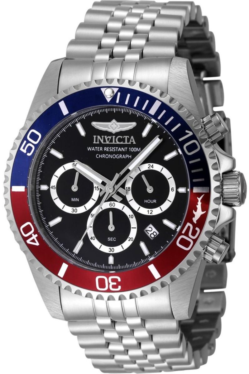 Edelstahl Chronograph Uhr