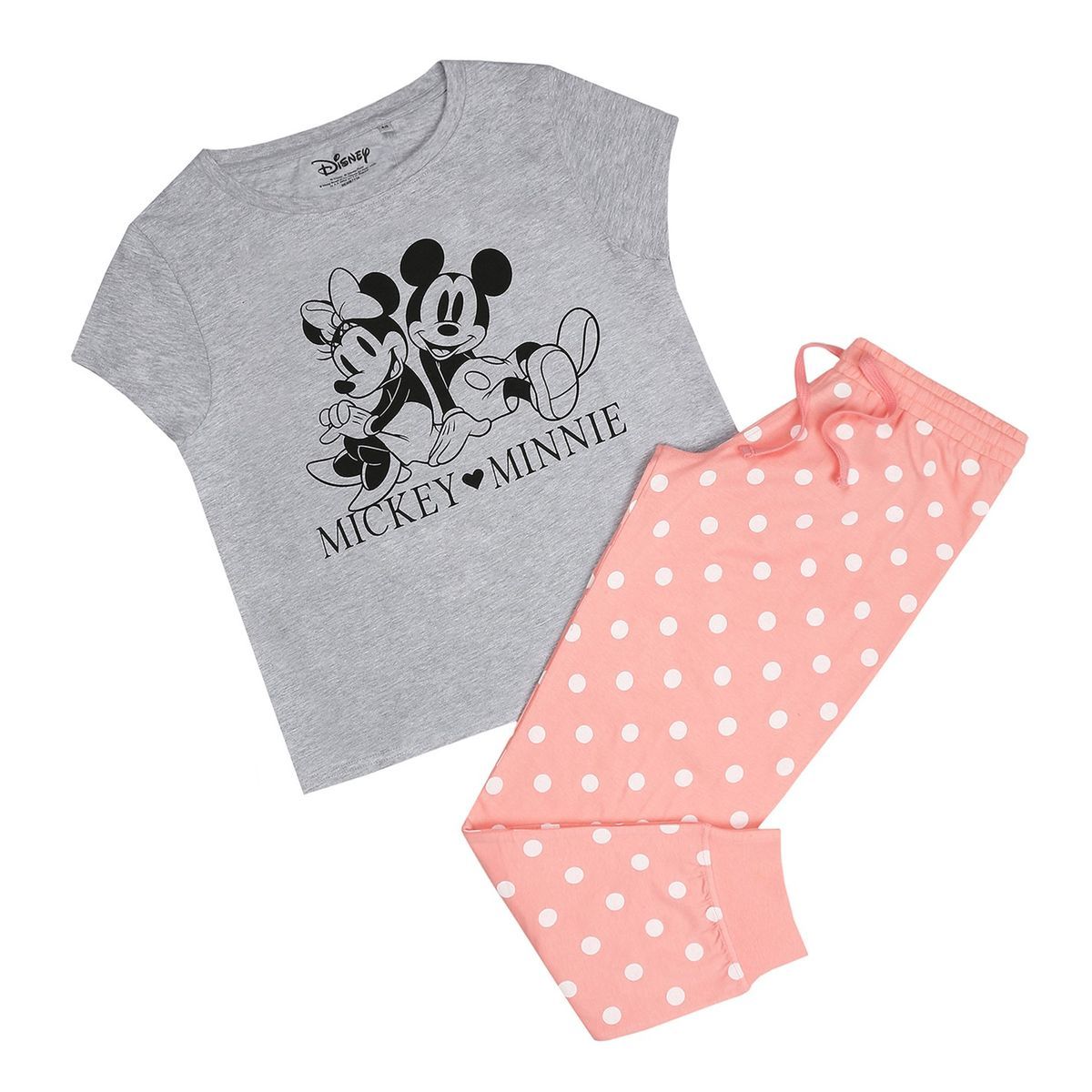 Damen Mickey und Minnie Pyjama-Set