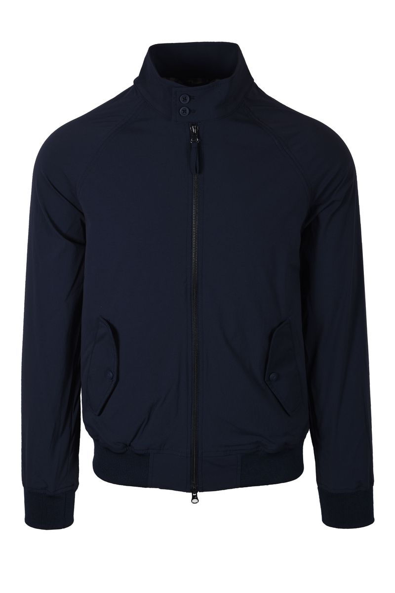 Leichte Navy Harrington Coach Jacke