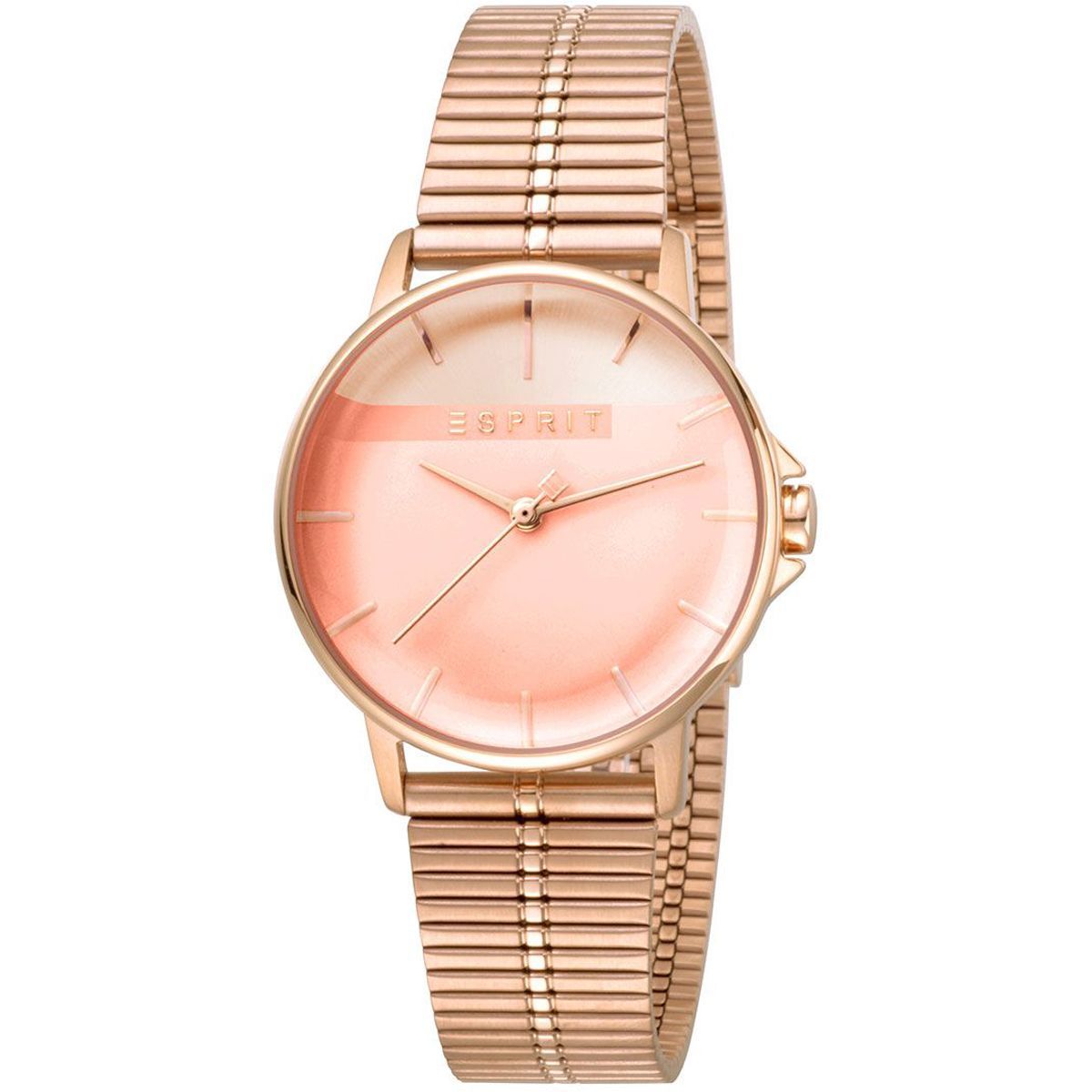 Damen Roségold Edelstahl Uhr