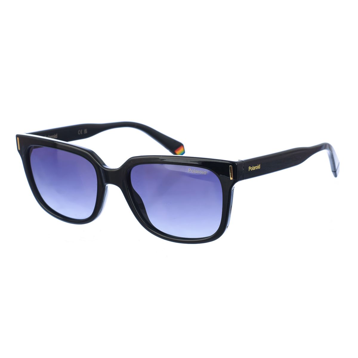 Klassische schwarze rechteckige Sonnenbrille