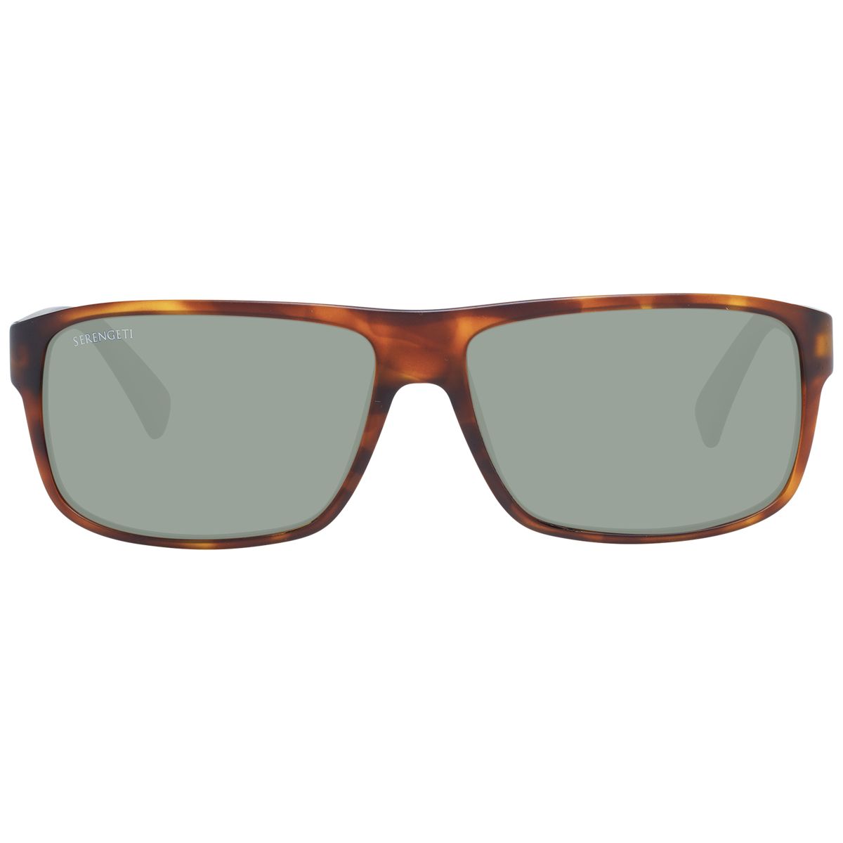 Klassische rechteckige Sonnenbrille in Schildpatt-Optik