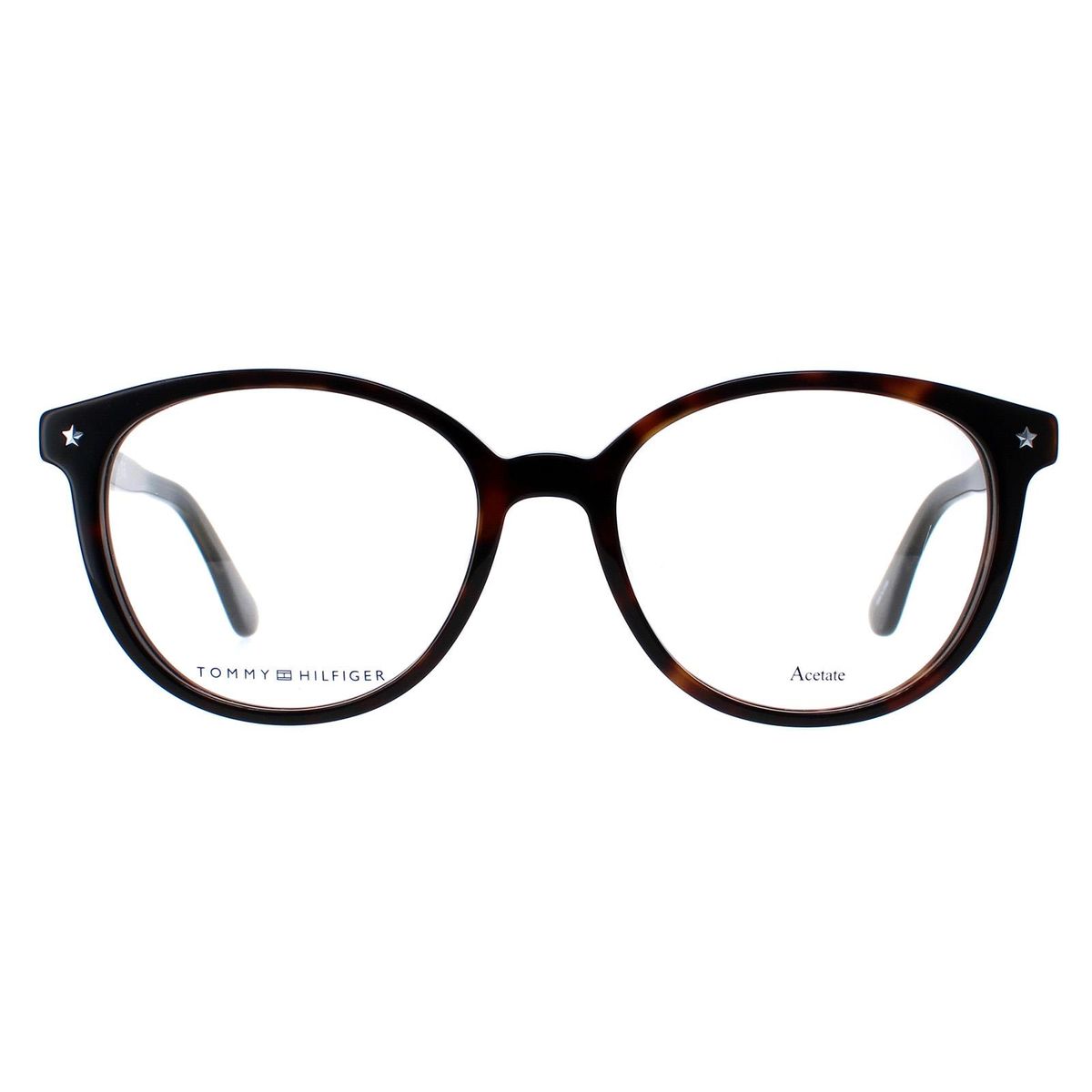 Dunkel Havana Runde Acetat Brille