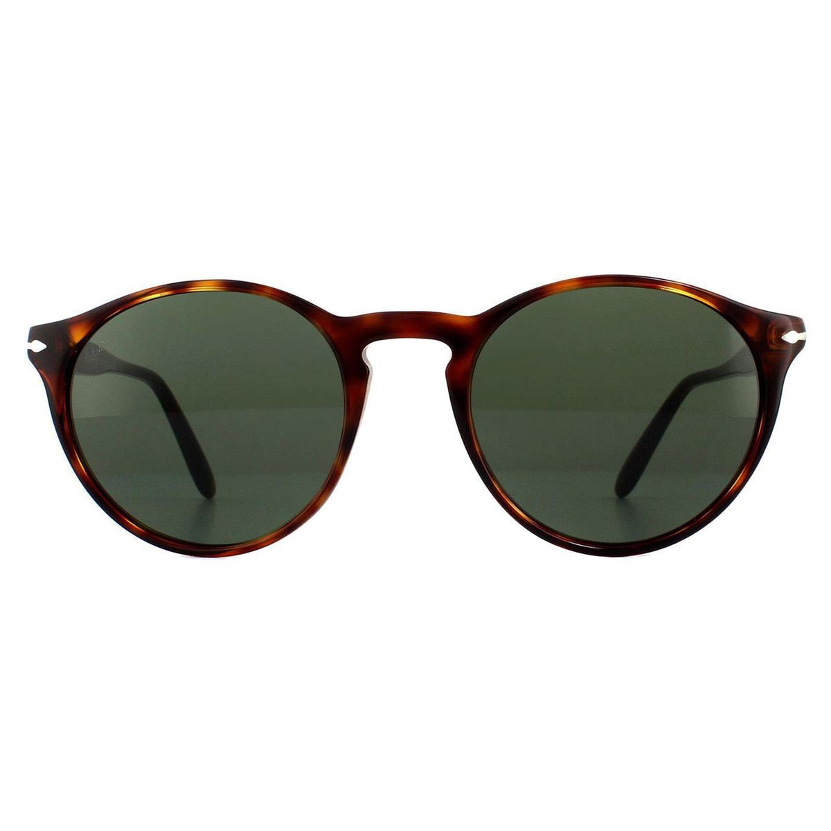 Runde Sonnenbrille mit Schildpattmuster