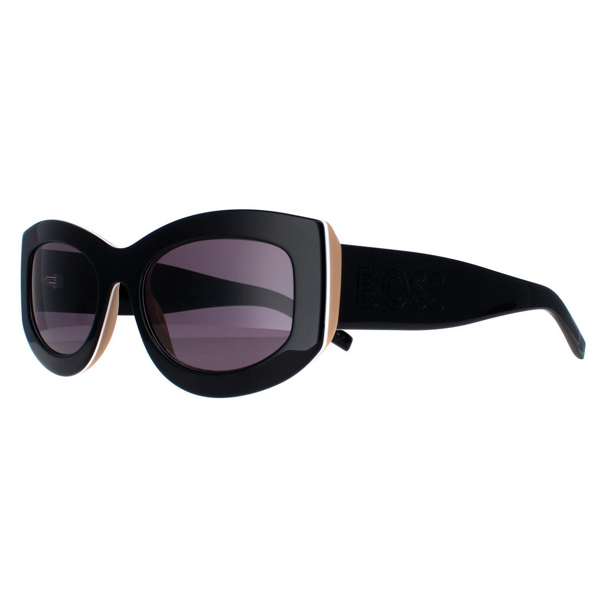 Retro-Schmetterlingsbrille mit breitem Rahmen