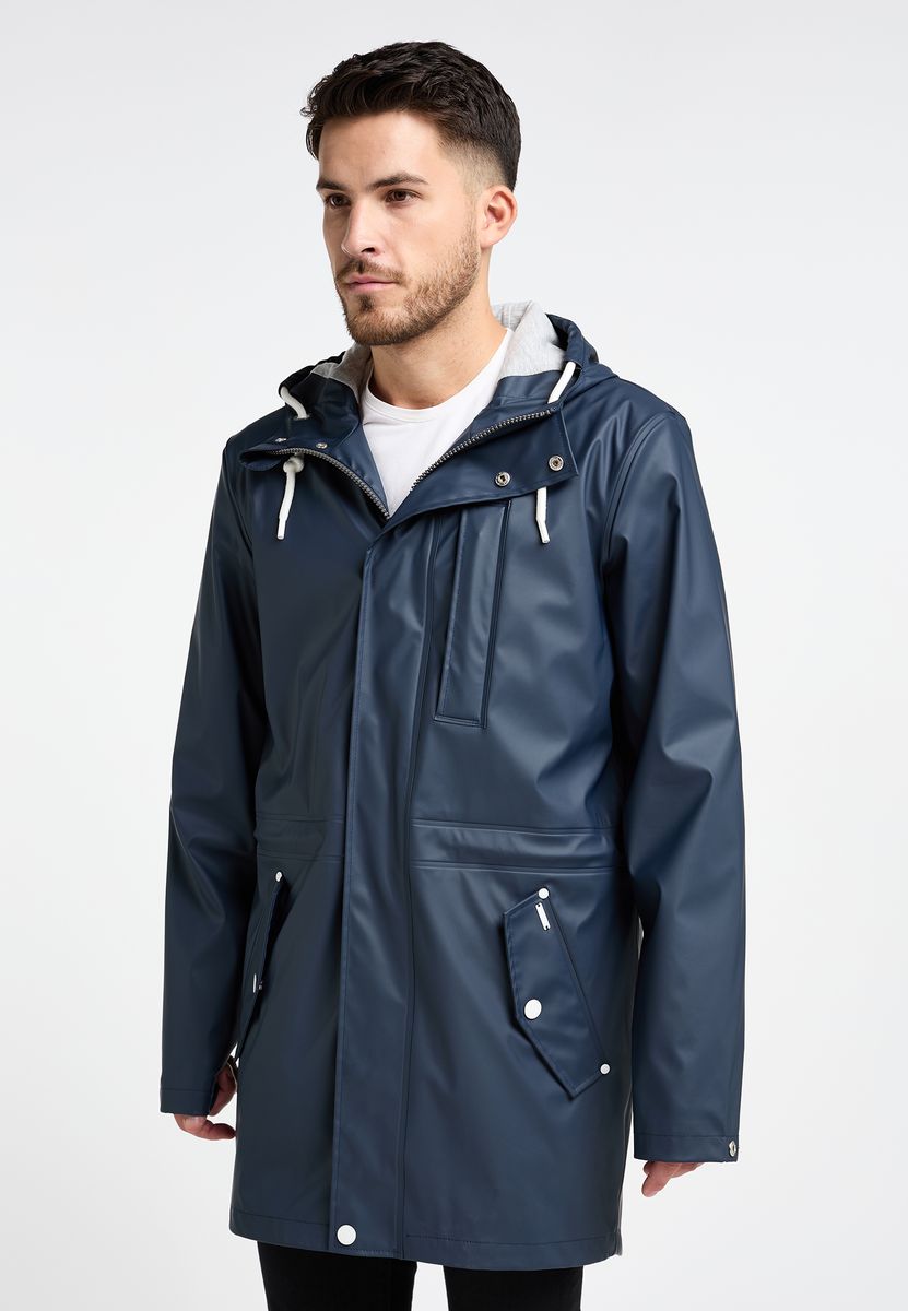 Funktionaler wasserdichter Regenparka mit Kapuze