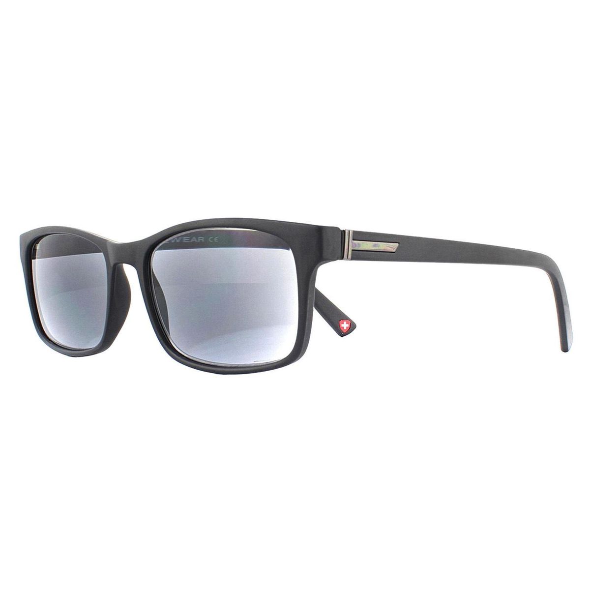 Matte rechteckige Lese-Sonnenbrille