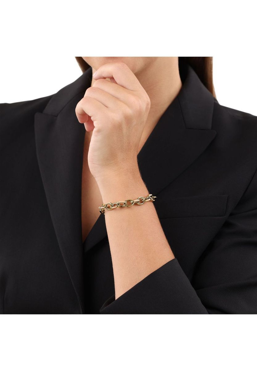 JOOP! Damen Armband, Edelstahl, GOLD, 20